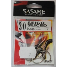 Anzois Sasame Seigo Sliced nº3/0 F-705 Nickel 5 Pcs